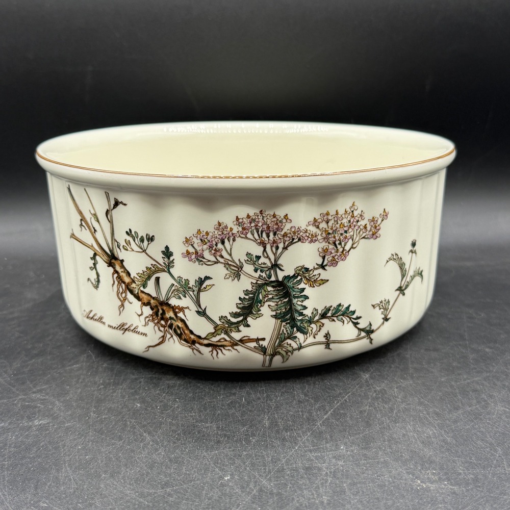 Vintage Villeroy & Boch‎ Botanical 9" Souffle Casserole Baker Floral